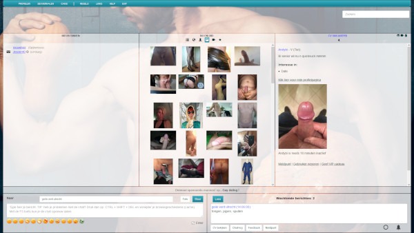 Homo Chat met Foto's